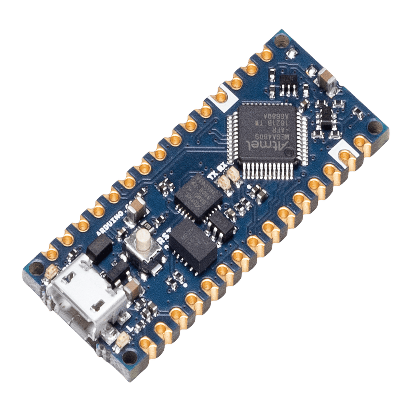 Placa de Desarrollo Arduino Nano Every / Microcontrolador ATmega4809 20 MHz / 48 KB Flash / 6 KB SRAM / USB-C Serial Bridge / Compatible 5V / Formato Nano / Maker y Robótica