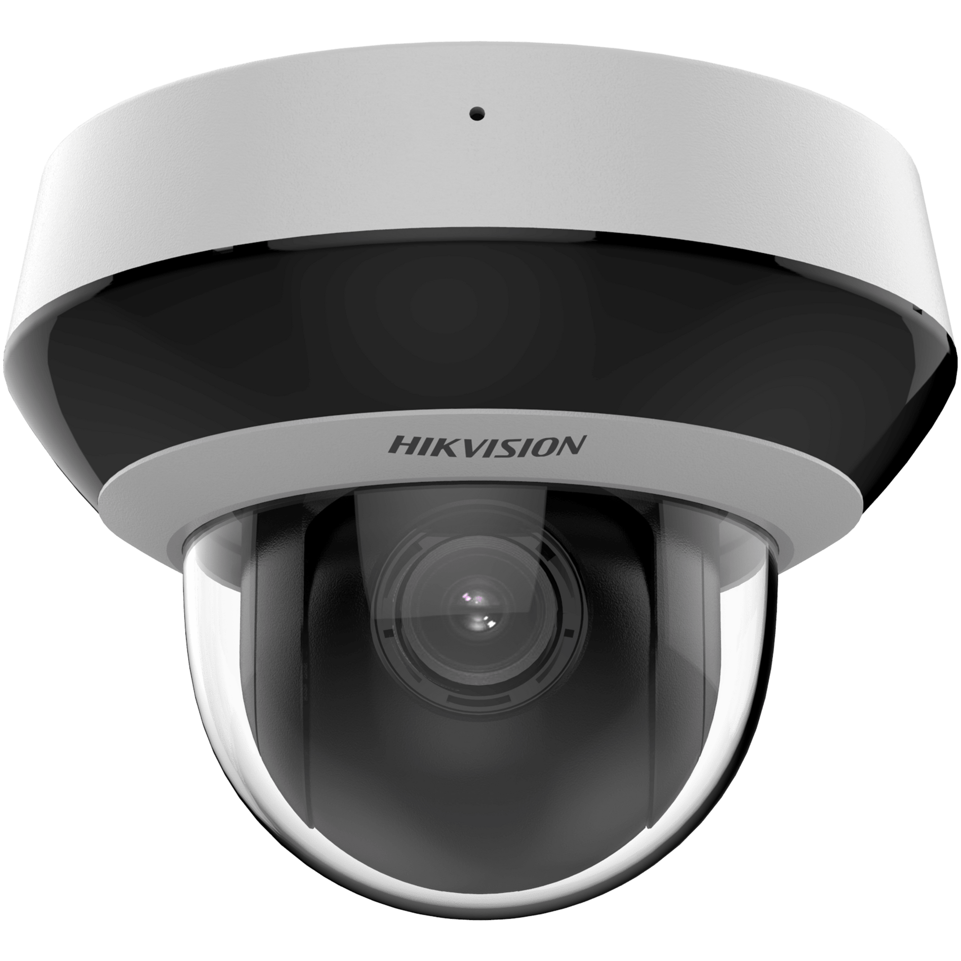 Mini Domo PTZ IP 4 Megapixel / 4X Zoom / Micrófono y Bocina Integrada / ACUSENSE / H.265+ / 20 mts IR EXIR / WDR / PoE / IK10 / IP66 / DarkFighter /  / Micro SD