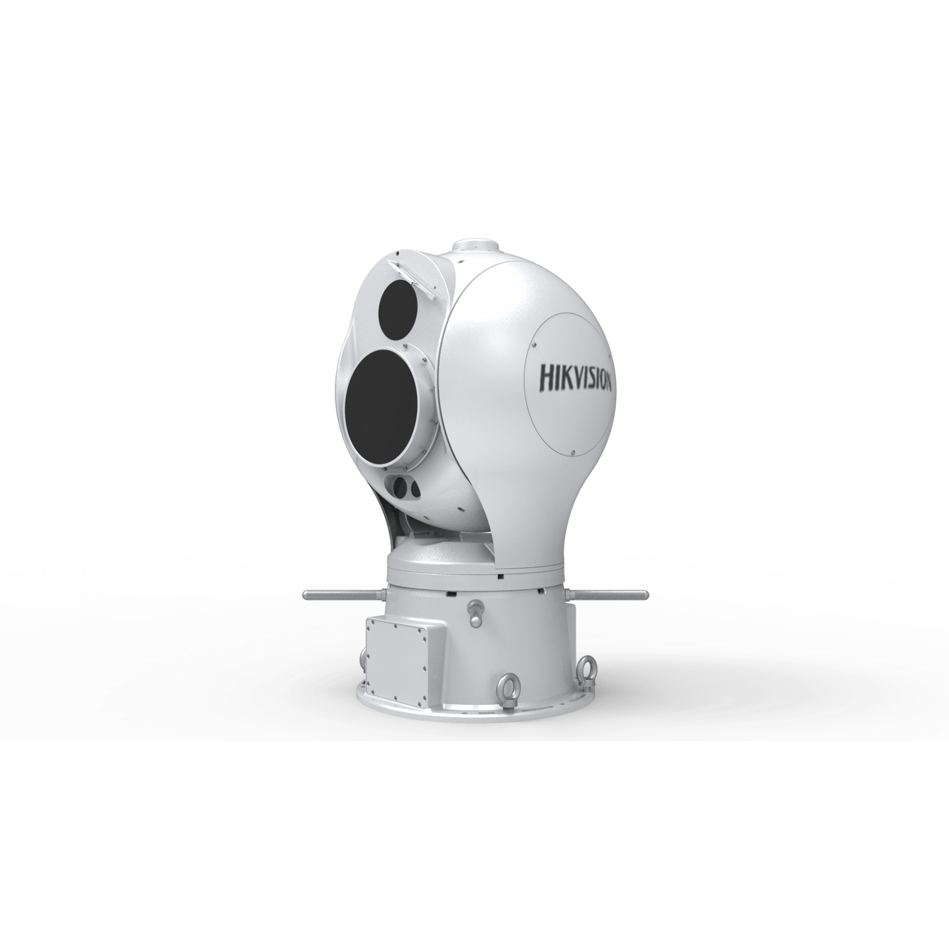 PTZ Punta de Poste IP Dual / Lente Térmico de 38 a 190 mm (1280 X 1024) / Lente Óptico 100X Zoom (2 Megapixel) / 3 Kms de IR Laser / 48 VCD / IP67 / Detección de Fuego / Analiticas de Video
