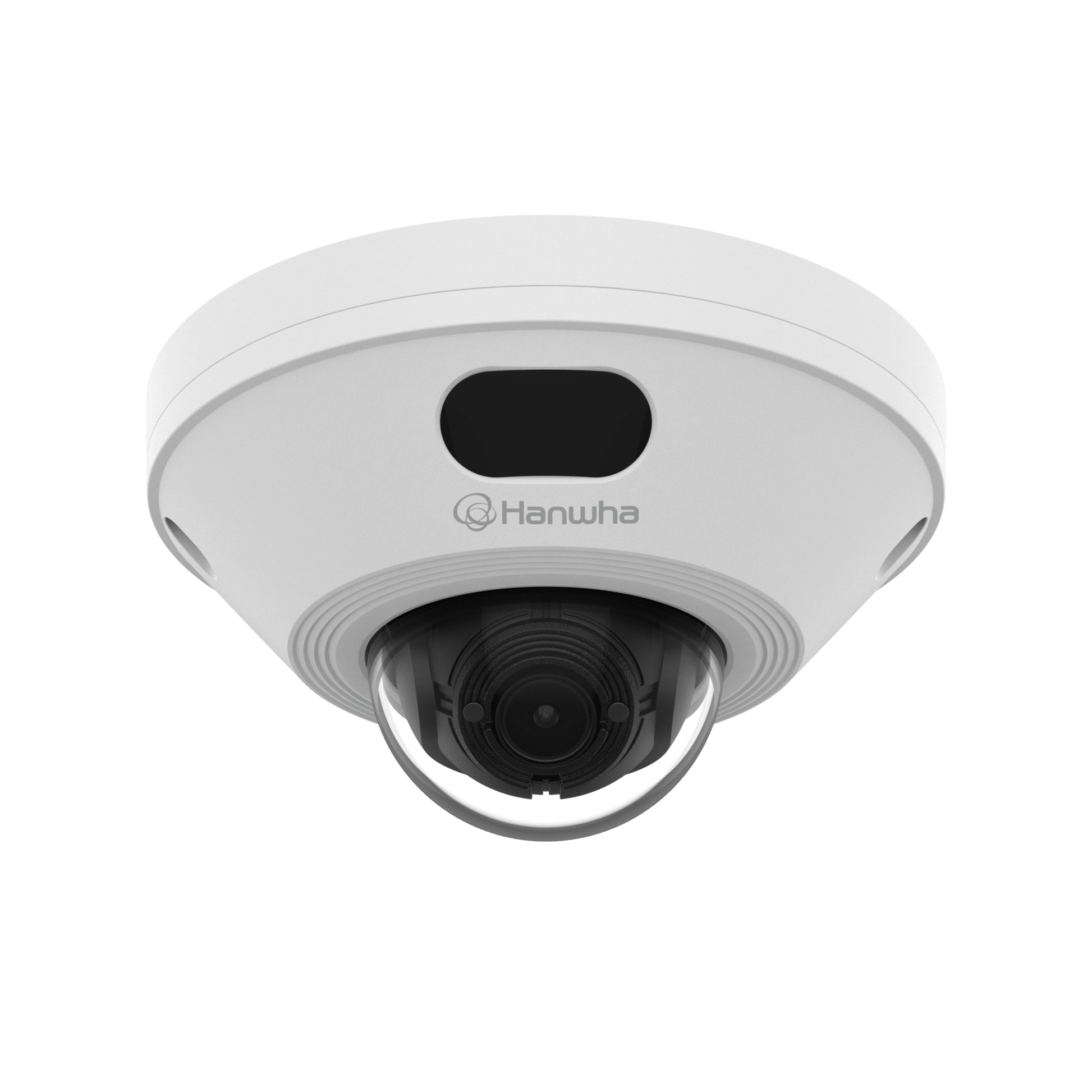 Camara Domo IP / 5MP (2560x1920) / Exterior Compacta / Lente Fija 3.0 mm / Ángulo Horizontal 100° / IR LED 25 m  / WDR 120dB  / WiseNRII con IA / Inteligencia artificial detección de Persona y Vehiculos