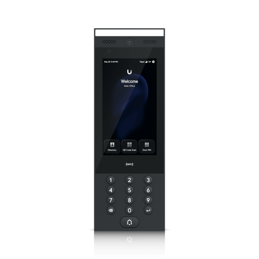 G3 Intercom Videoportero IP Interior/Exterior para Gestión de Accesos Residenciales y Comerciales, con Cámara Integrada, Pantalla Táctil de 7" y Soporte para NFC y Desbloqueo Móvil