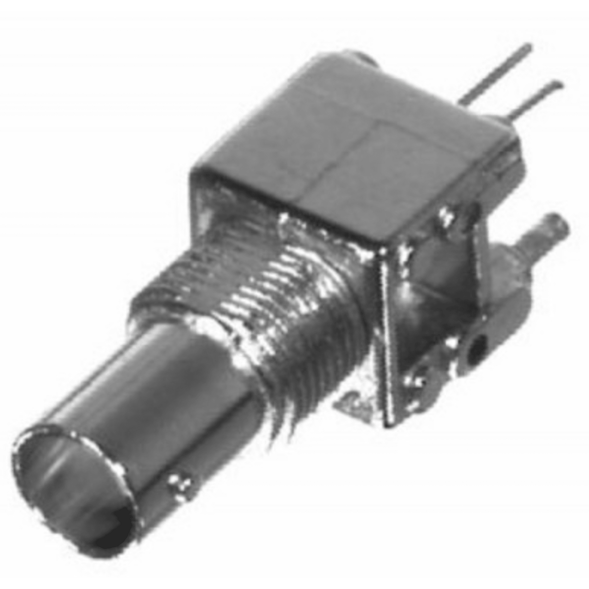 Conector BNC Hembra a 75 Ohm, Montaje Vertical en PCB.
