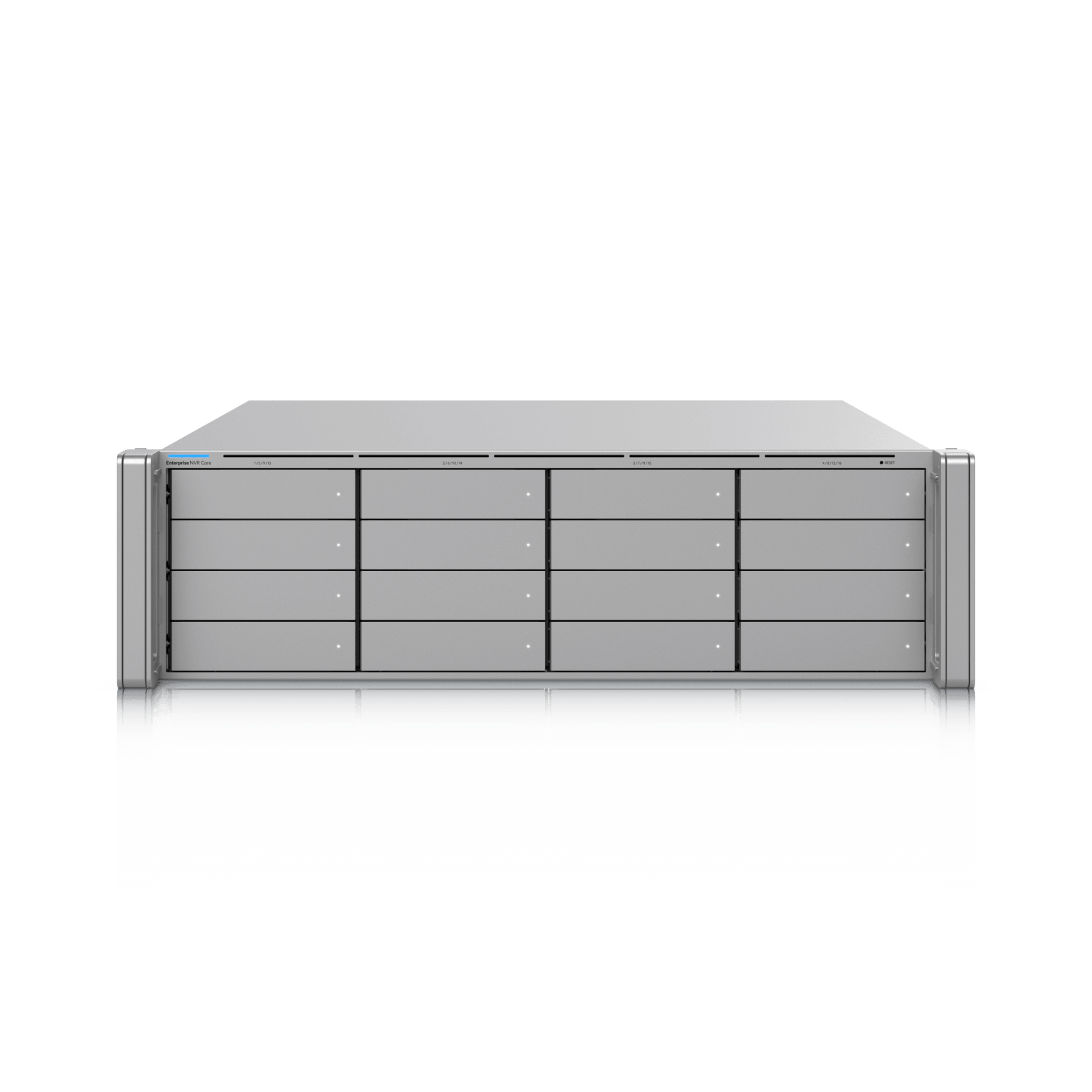 NVR Empresarial Core UniFi Protect 3U con 16 Bahías para HDD/SSD 2.5”/3.5”, Soporte para hasta 300 Cámaras 4K o 500 Full HD, Fuentes de Poder Hot-Swap y Expansión de Almacenamiento Opcional