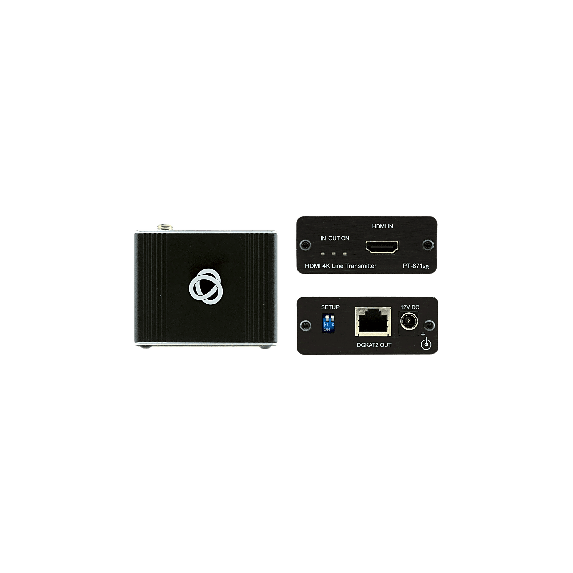Kit Extensor HDMI 2.0 | DGKat™ 2.0 | 4K@60Hz (4:4:4) HDR | HDCP 2.2 | Alcance 60 m (196.9 ft) 4K60 4:4:4 | 70 m (229.7 ft) 4K60 4:2:0 | Alimentación Bidireccional | Compresión de Bajo Nivel | Latencia Cercana a Cero | Audio 32 Canales