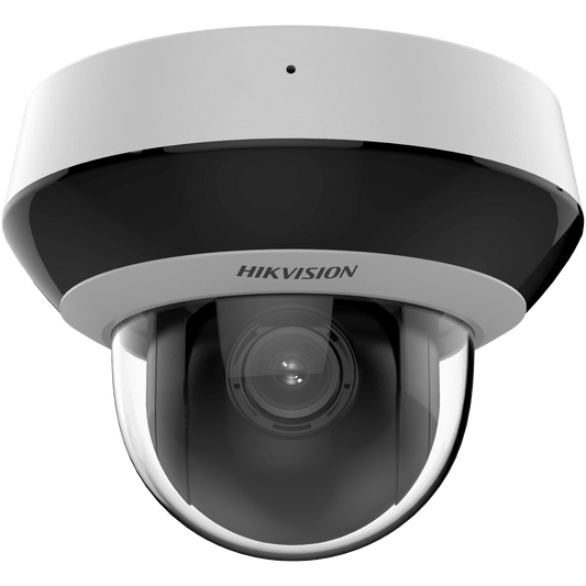 Mini Domo PTZ IP 6 Megapixel / 4X Zoom / Micrófono y Bocina Integrada / ACUSENSE / H.265+ / 20 mts IR EXIR / WDR / PoE / IK10 / IP66 / DarkFighter /  / Micro SD